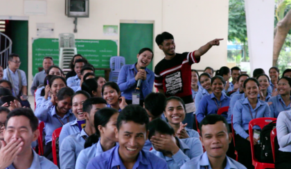 “See You Yesterday” Meets the Future – Cambodian cast leads workshops for 800 student teachers